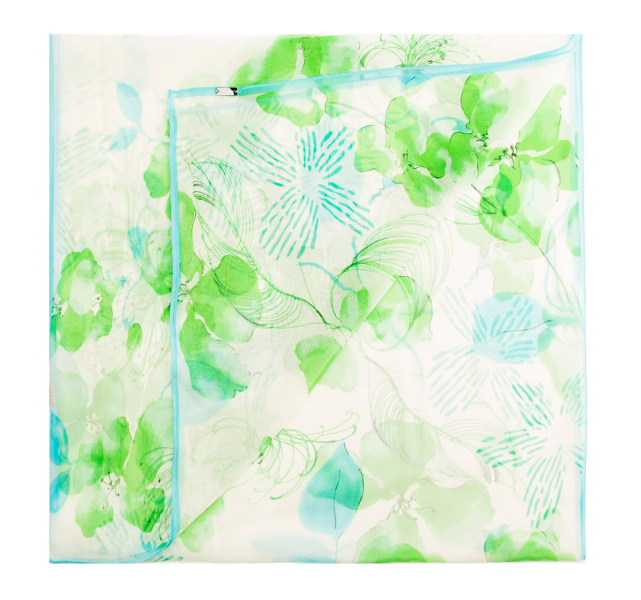 Шарф женский, Сине- зеленый
Шарф женский, Сине- зеленый