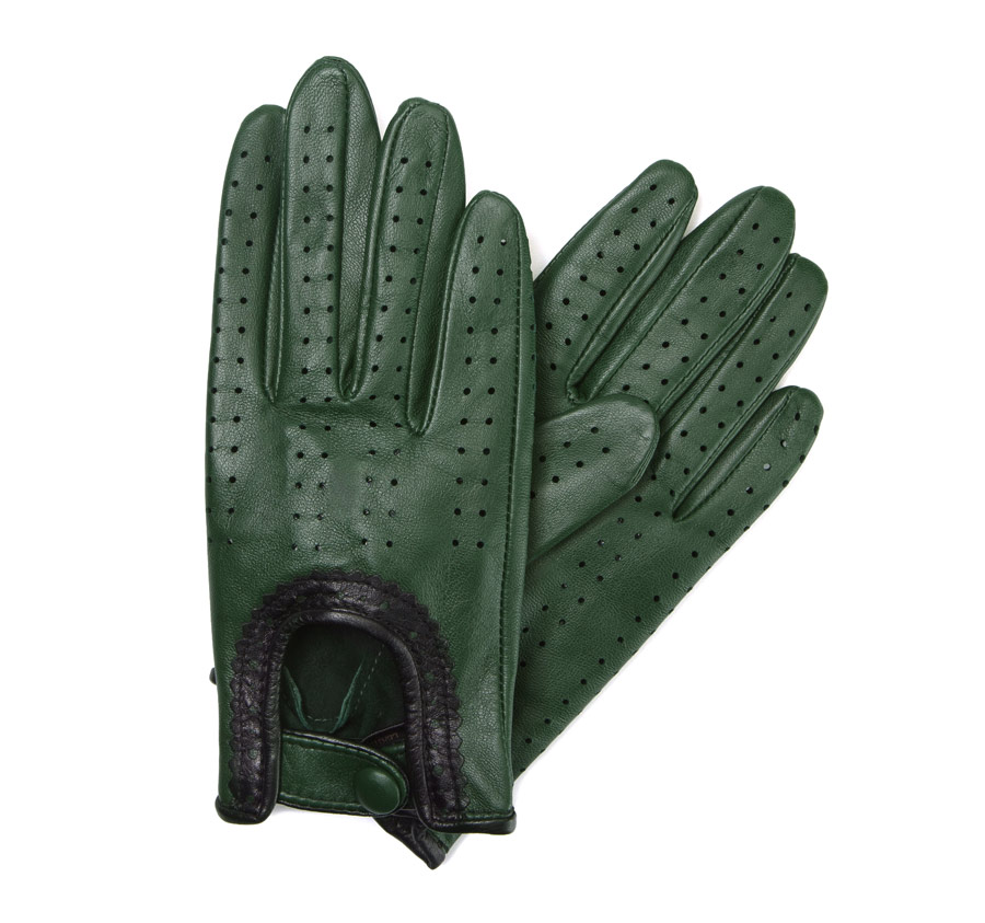 Перчатки женские, Зеленый 
Перчатки женские, Зеленый