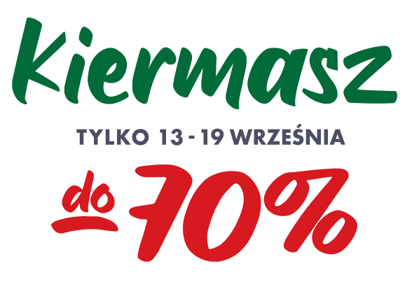kiermasz do -70%