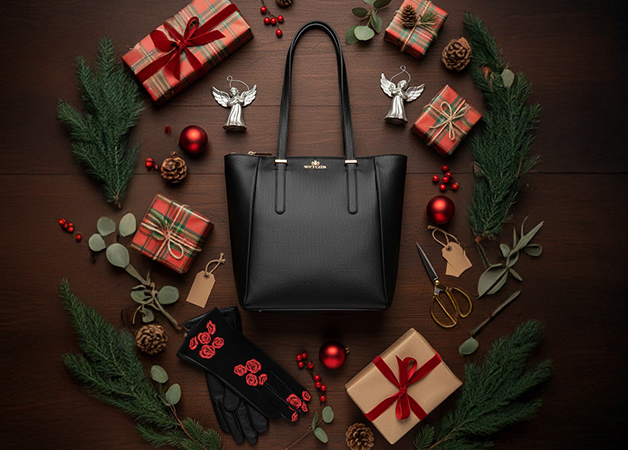 Жіноча сумка-шопер з фактурної шкіри