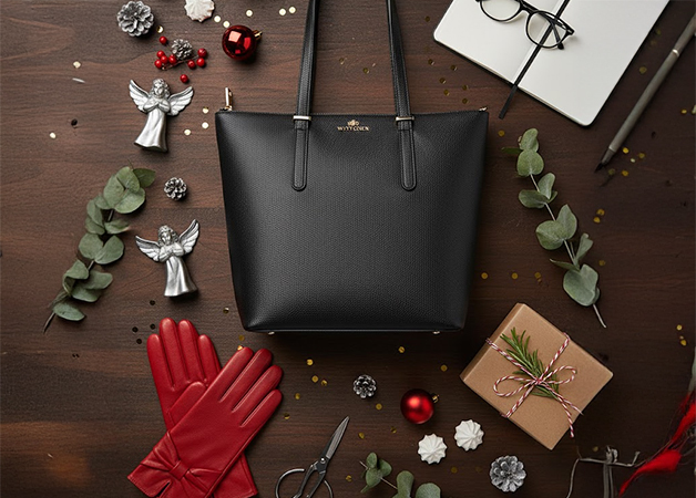 Dámská nákupní taška z oblázkové kůže