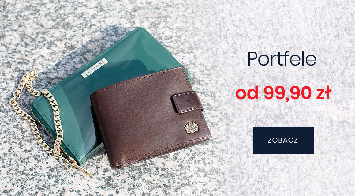 PORTFELE OD 99,90 ZŁ