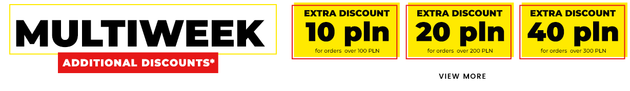 MULTIWEEK ADDITIONAL DISCOUNTS*