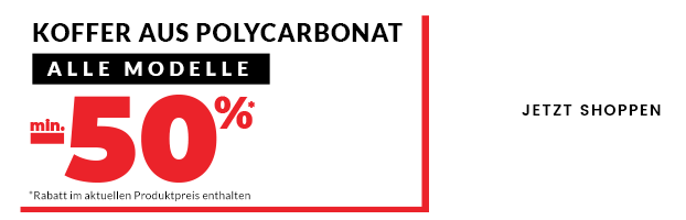 KOFFER AUS POLYCARBONAT -50%