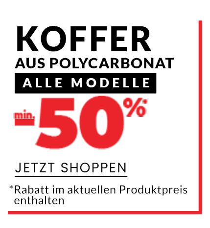 KOFFER AUS POLYCARBONAT -50%