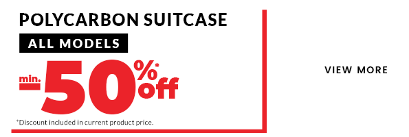 POLYCARBON SUITCASE -50%