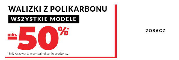 walizki z polikarbonu -50%