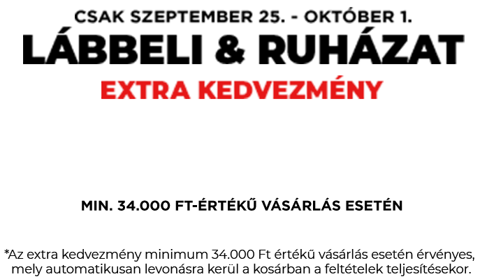 LABBELI&RUHAZAT EXTRA 15% KEDVEZMENY