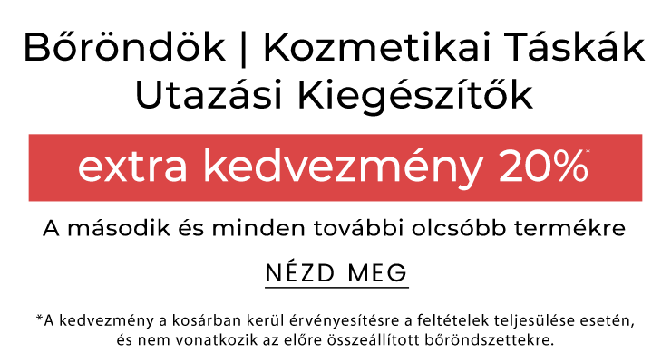 BŐRÖNDÖK | KOZMETIKAI TÁSKÁK | UTAZÁSI KIEGÉSZÍTŐK
