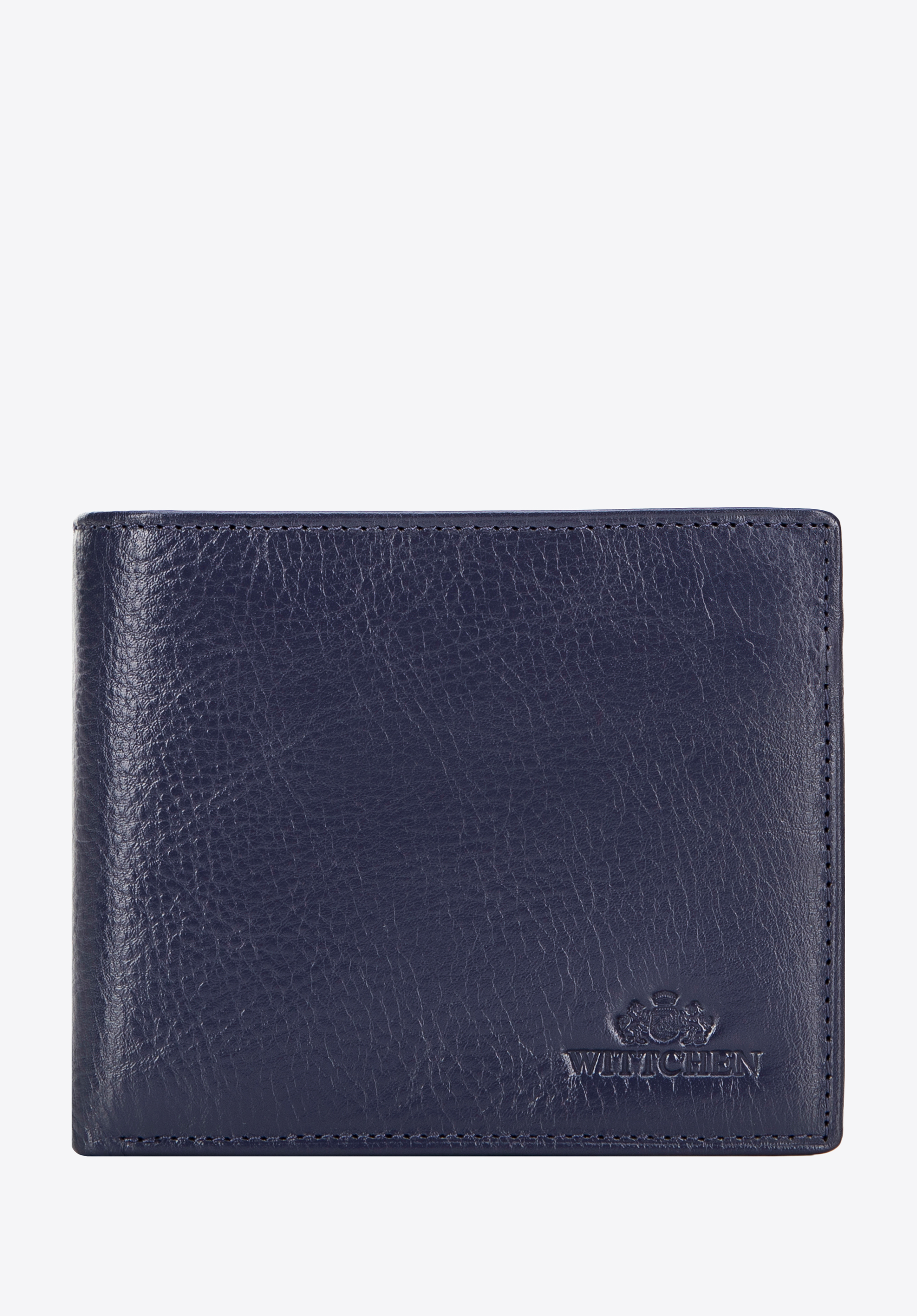 Чоловічий шкіряний гаманець, темно-синій, 21-1-040-NL, Фото 1