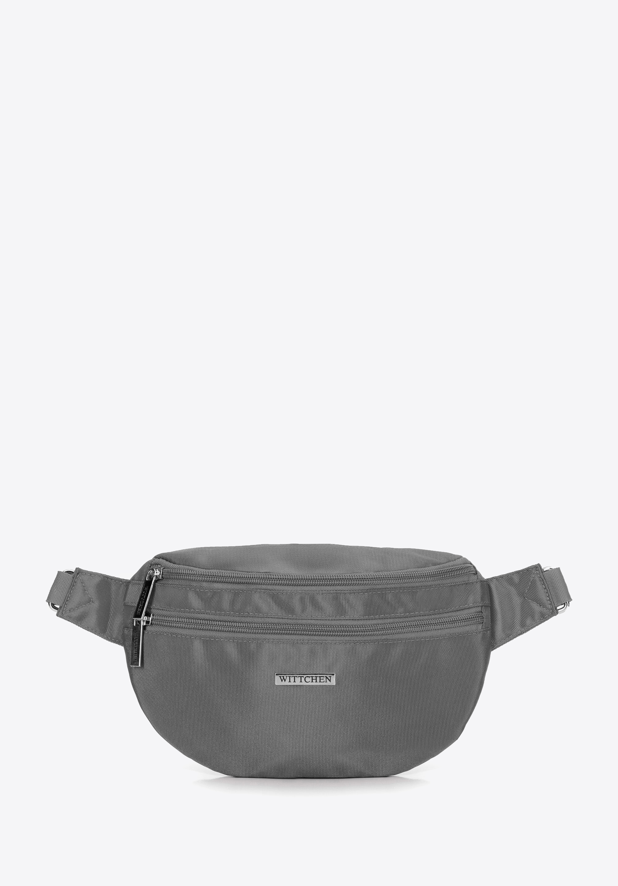 Поясна сумка з поліестеру зі знімним ремінцем, сірий, 29-2P-000-01, Фото 1