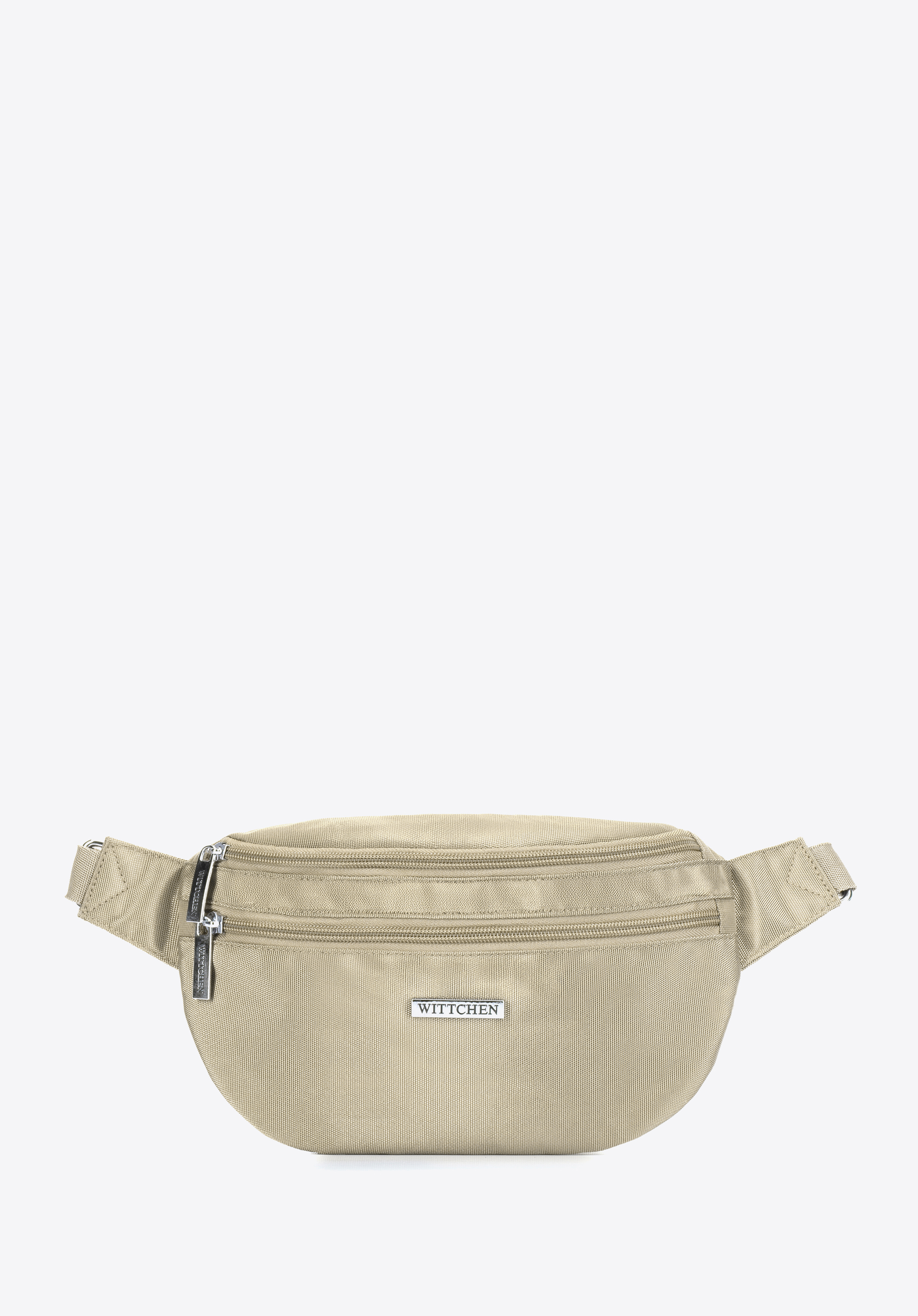 Поясна сумка з поліестеру зі знімним ремінцем, світло-бежевий, 29-2P-000-87, Фото 1