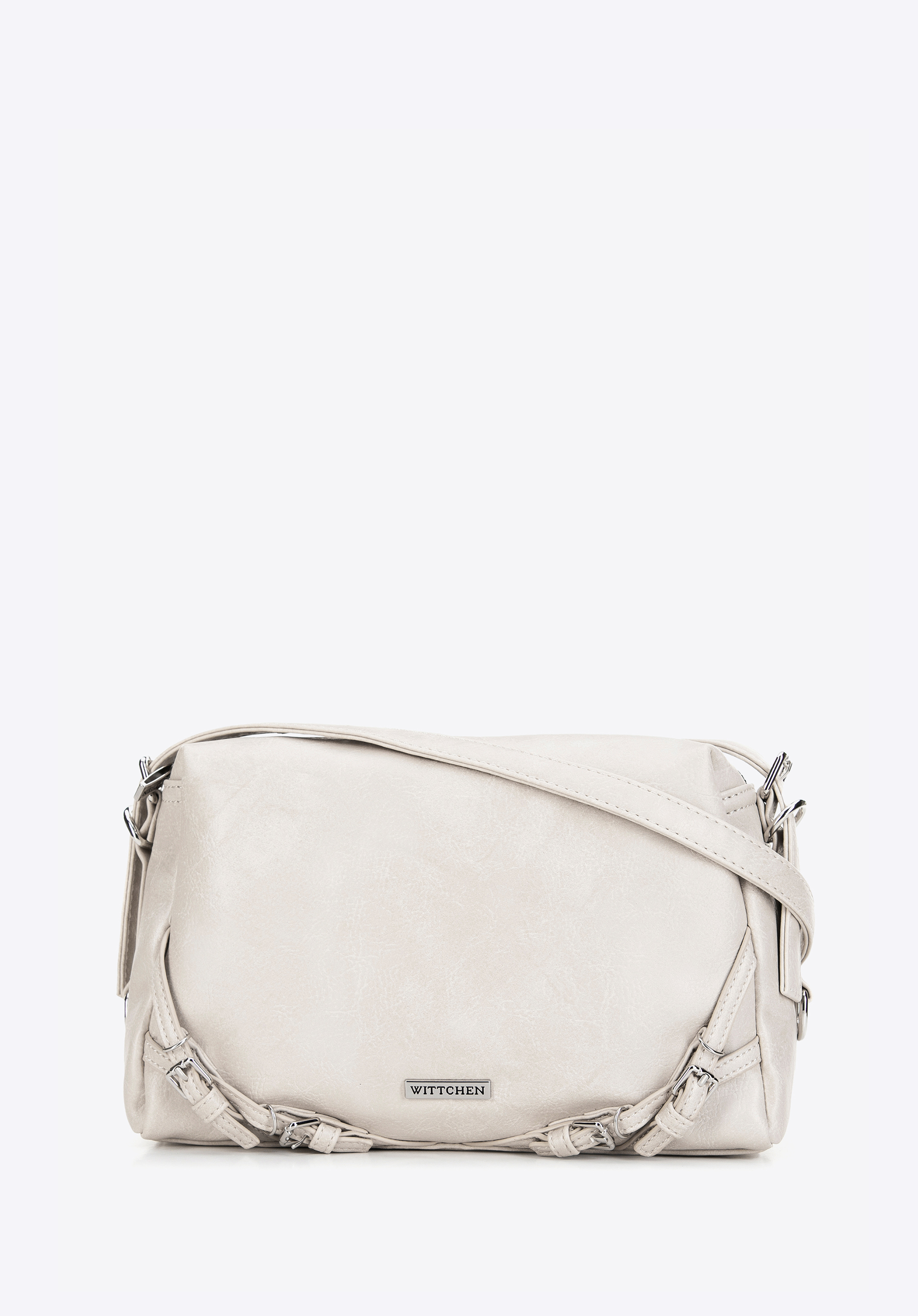 Жіноча сумка через плече зі штучної шкіри, білий, 99-4Y-418-0, Фото 1