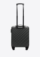 ABS kabin bőrönd ferde rácsos, acél - fekete, 56-3A-551-91, Fénykép 3