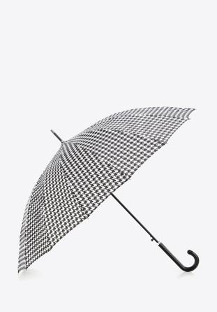 Umbrelă lată semi-automată, alb - negru, PA-7-151-X2, Fotografie 1