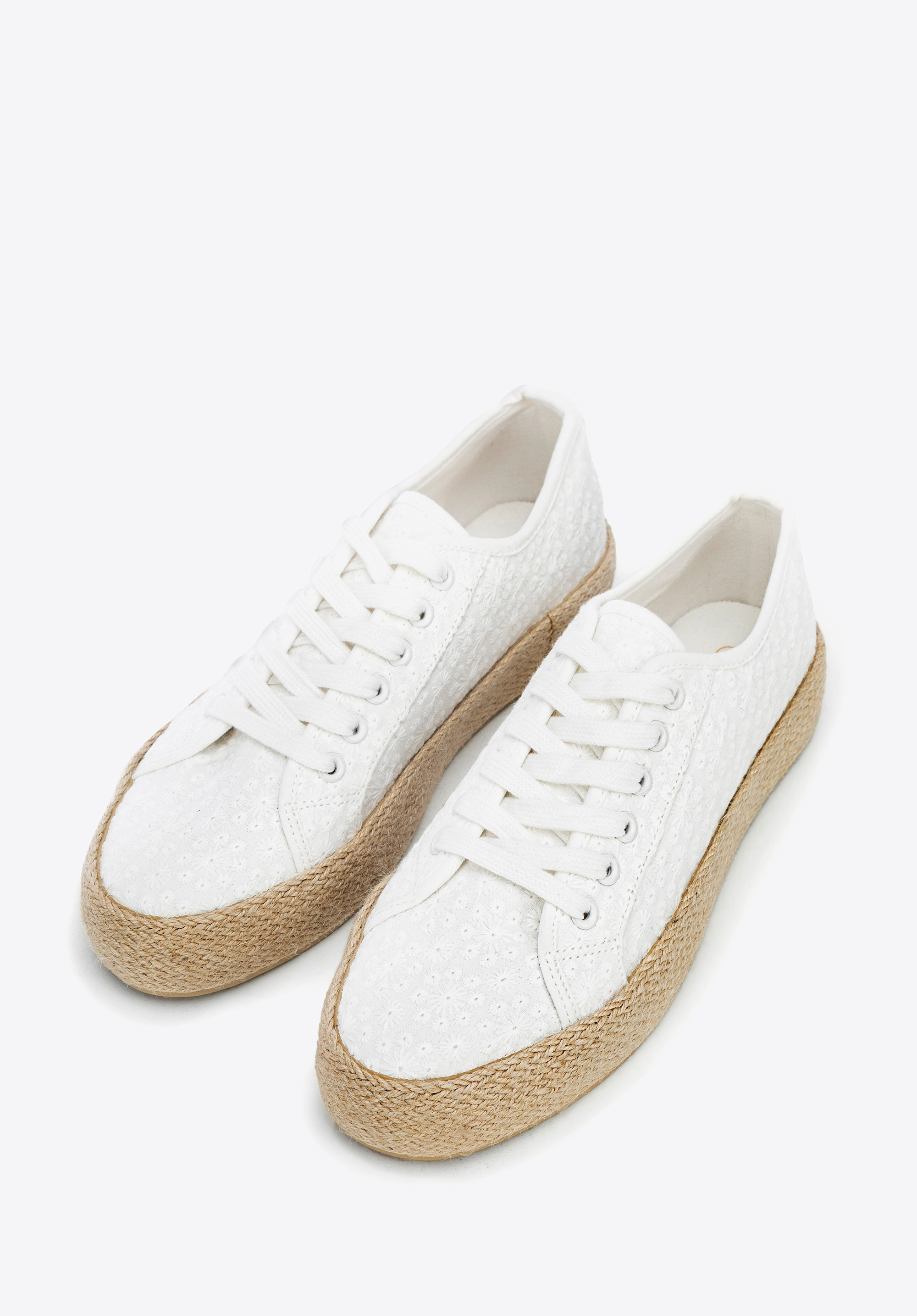 Pantofi sport de damă, nuanță de alb, 100-DP-803-1-36, Fotografie 1