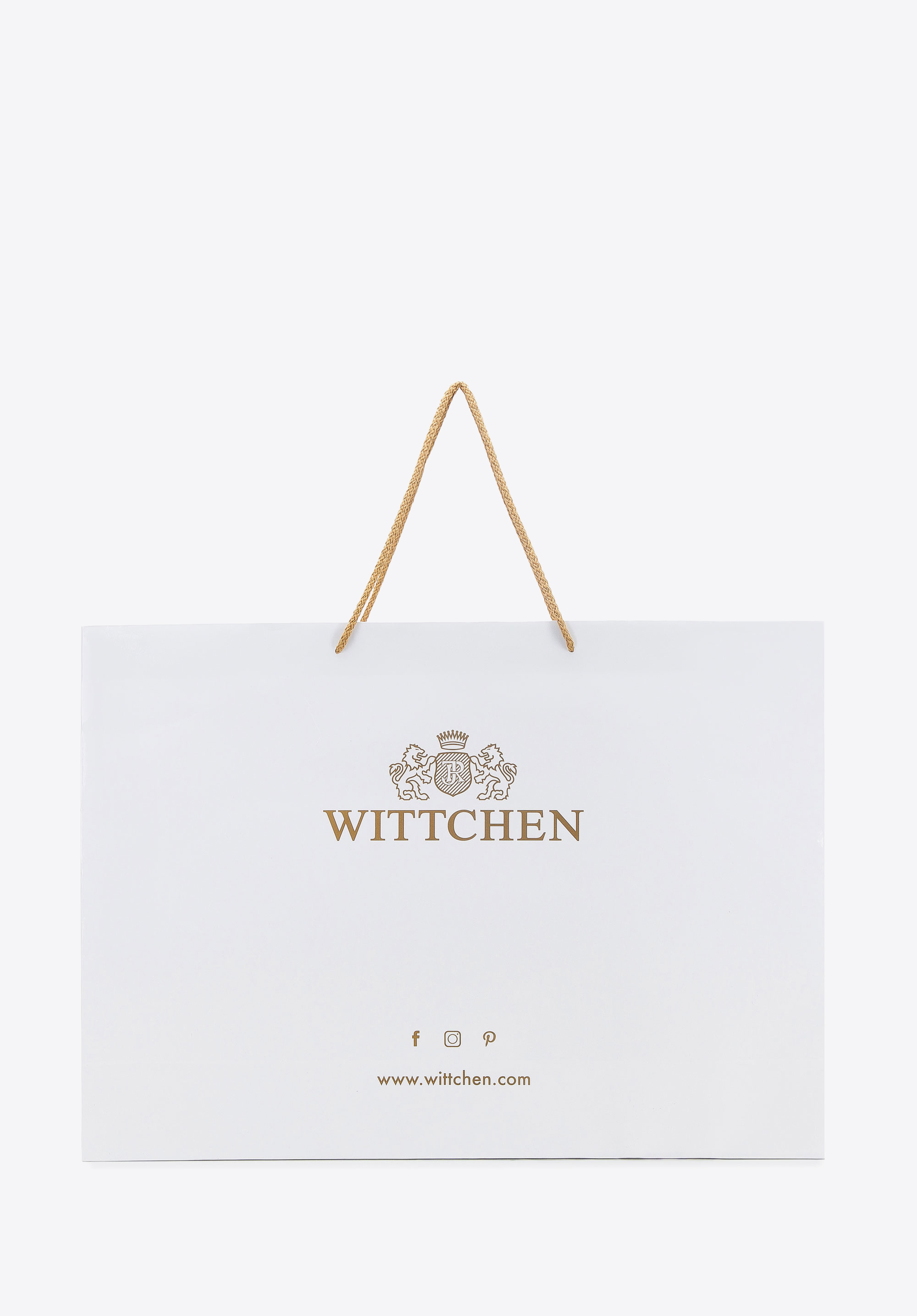 Pungă de hârtie, mare, alb, TORBA-5, Fotografie 1