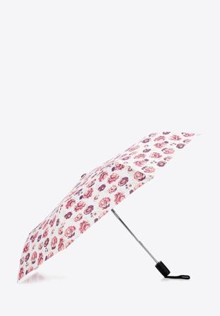 Umbrelă automată pentru doamne, alb - roz, PA-7-172-X10, Fotografie 1