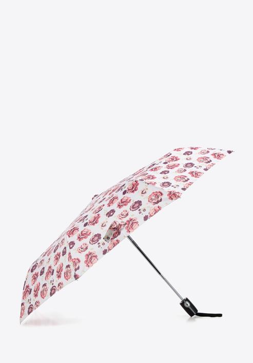Umbrelă automată pentru doamne, alb - roz, PA-7-172-X10, Fotografie 2