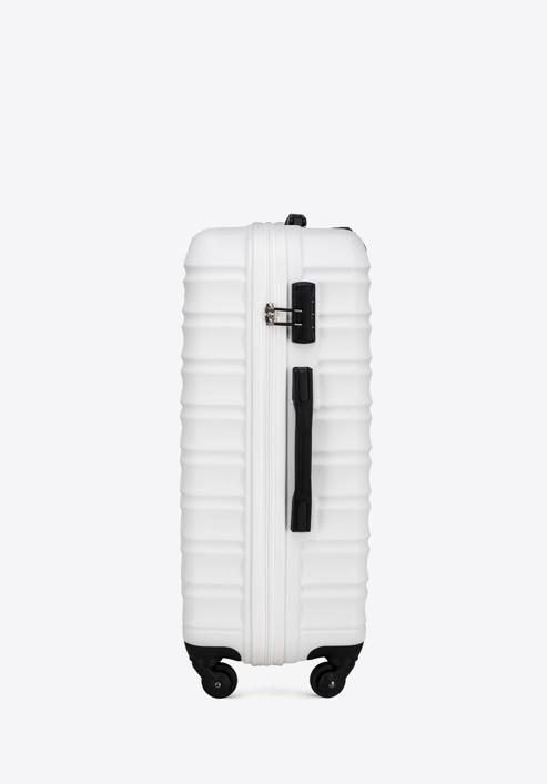 Set valiză ABS cu coaste, alb, 56-3A-31K-86, Fotografie 3