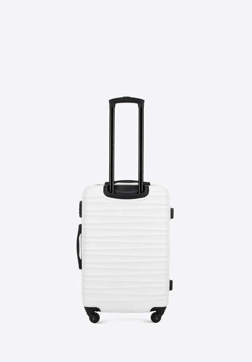 Set valiză ABS cu coaste, alb, 56-3A-31K-86, Fotografie 4