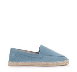 Espadrile espadrile eco-suede pentru femei, albastru, 96-DP-800-N-36, Fotografie 1