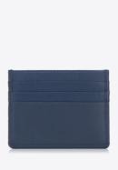 Husă de card de credit clasic din piele, albastru inchis, 98-2-002-BB, Fotografie 3