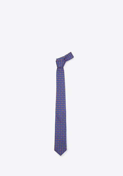 Cravată, albastru - portocaliu, 87-7K-001-X4, Fotografie 2