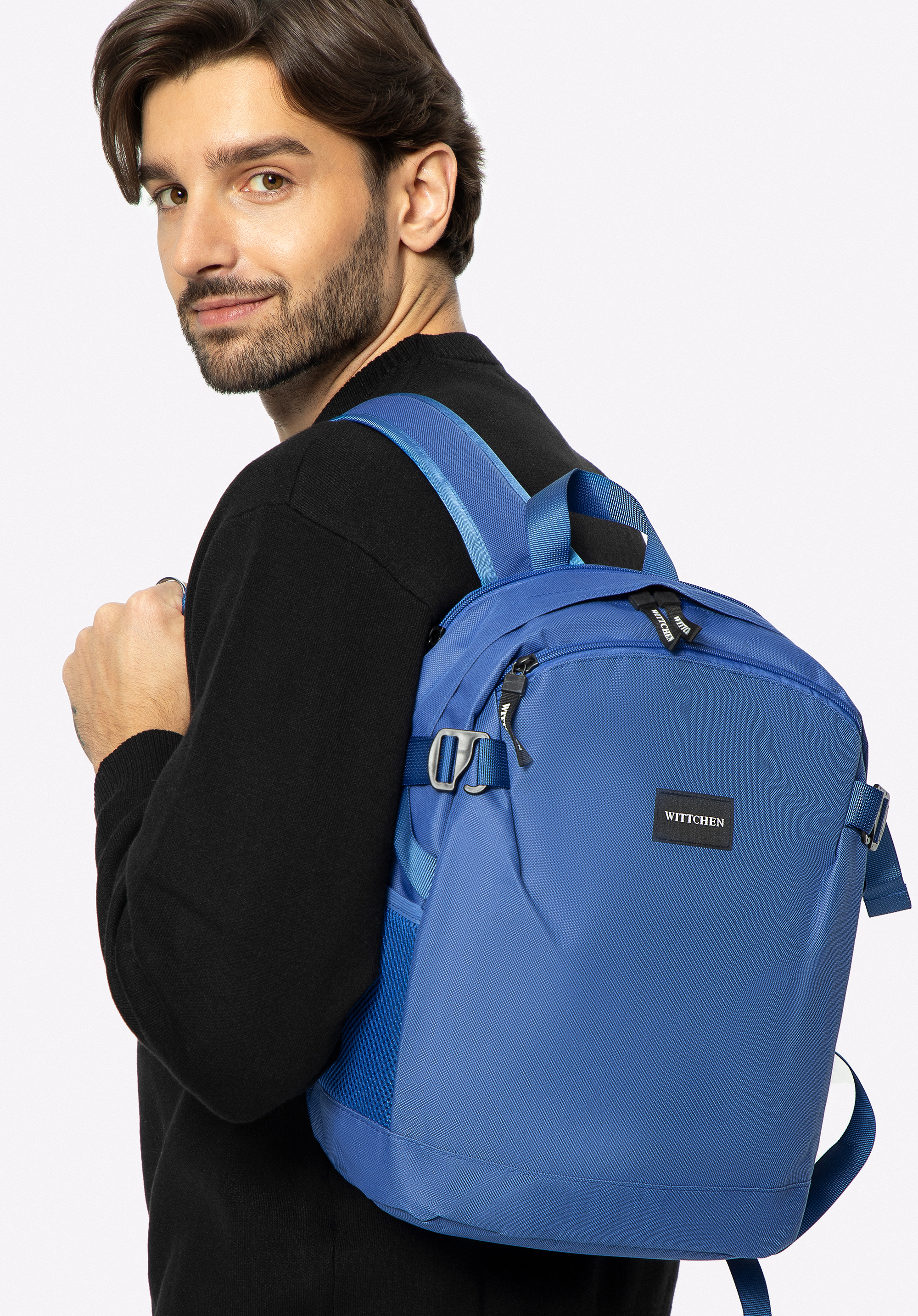 Rucsac basic mic, albastru, 56-3S-937-95, Fotografie 1