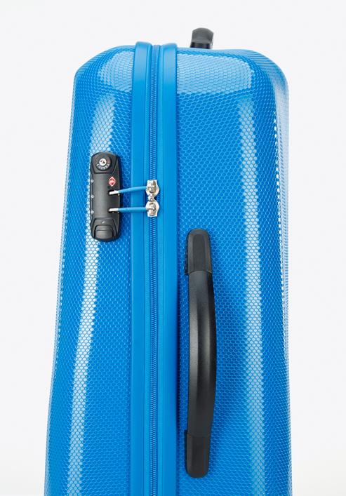 Set de valize din policarbonat, într-o singură culoare, albastru, 56-3P-57S-95, Fotografie 9