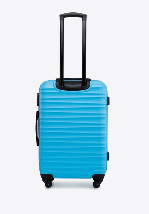 Set valize din ABS, cu dungi orizontale, albastru, 56-3A-31S-55, Fotografie 4