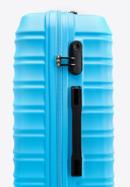 Set valize din ABS, cu dungi orizontale, albastru, 56-3A-31S-55, Fotografie 8