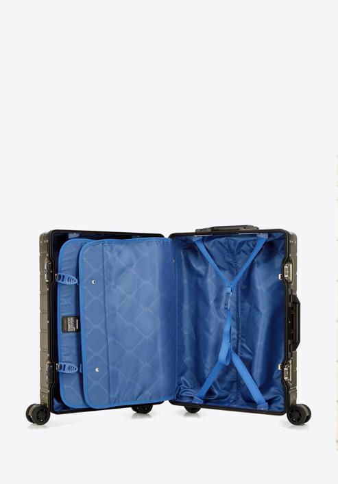 Kis kabinbőrönd alumíniumból TSA zárral, Arany, 56-3H-101-86, Fénykép 5