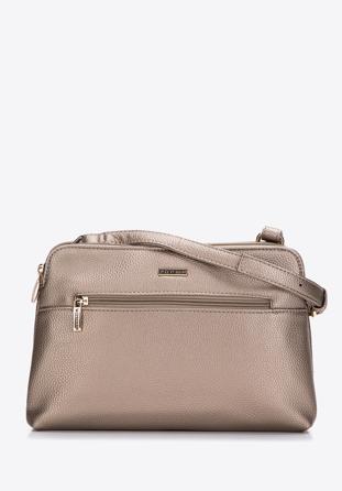 Női műbőr crossbody táska, Arany, 97-4Y-614-G, Fénykép 1