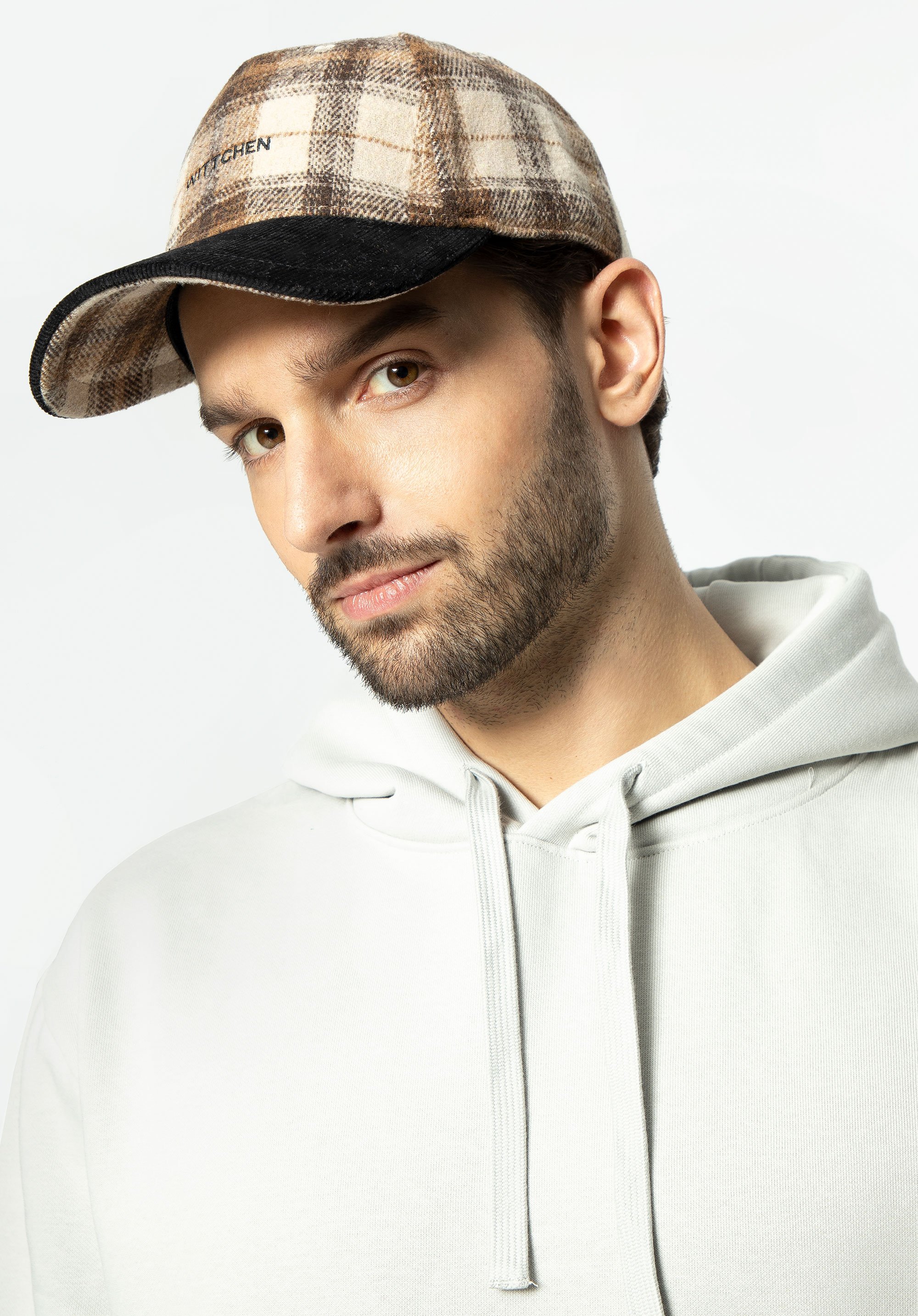 Férfi baseball sapka, Barna bézs, 99-H-004-X1, Fénykép 1