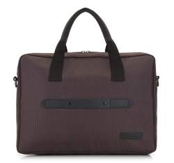 Férfi 15,6 ”-os laptop táska. Klasszikus, barna fekete, 91-3P-700-4, Fénykép 1