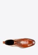 Férfi bőr fűzős cipő, barna, 97-M-505-4-44, Fénykép 5