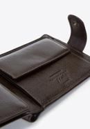 Férfi bőr kihajtható pénztárca, barna, 21-1-120-40L, Fénykép 6