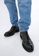 Férfi bőr Oxford cipő, barna, 97-M-515-1-40, Fénykép 15