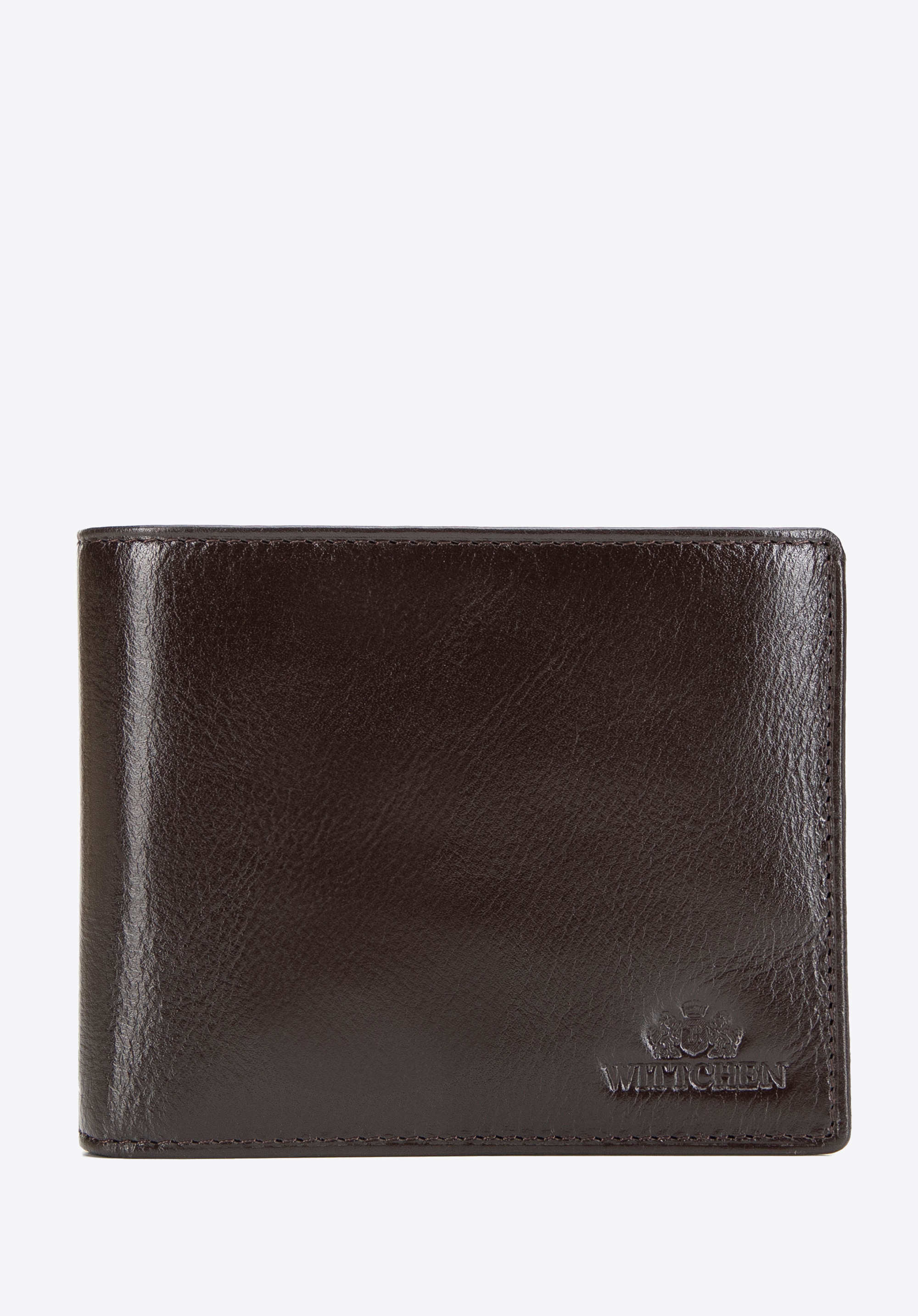 Férfi bőr pénztárca kihajtható panellel, barna, 21-1-262-L40, Fénykép 1