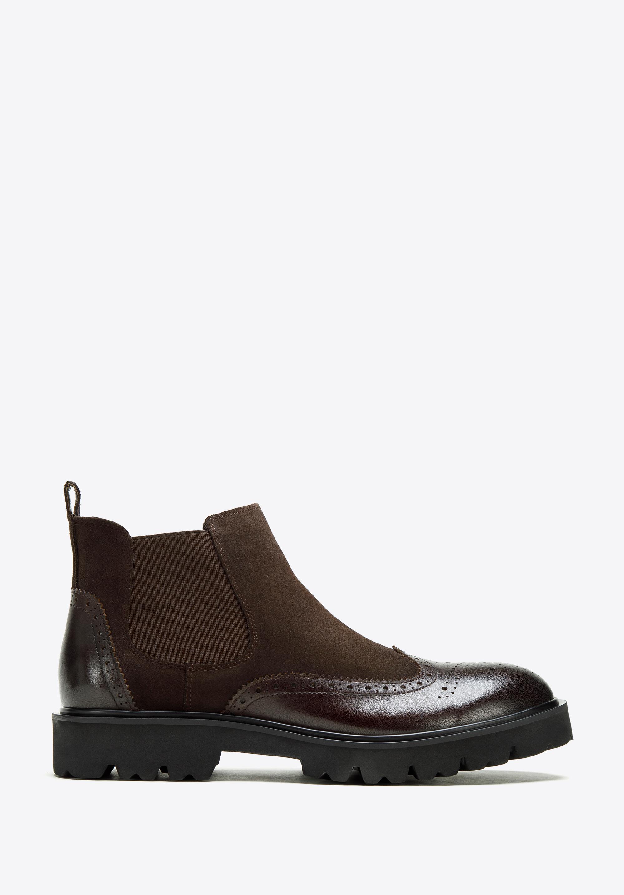 Férfi Chelsea csizma, barna, 97-M-513-4-45, Fénykép 1