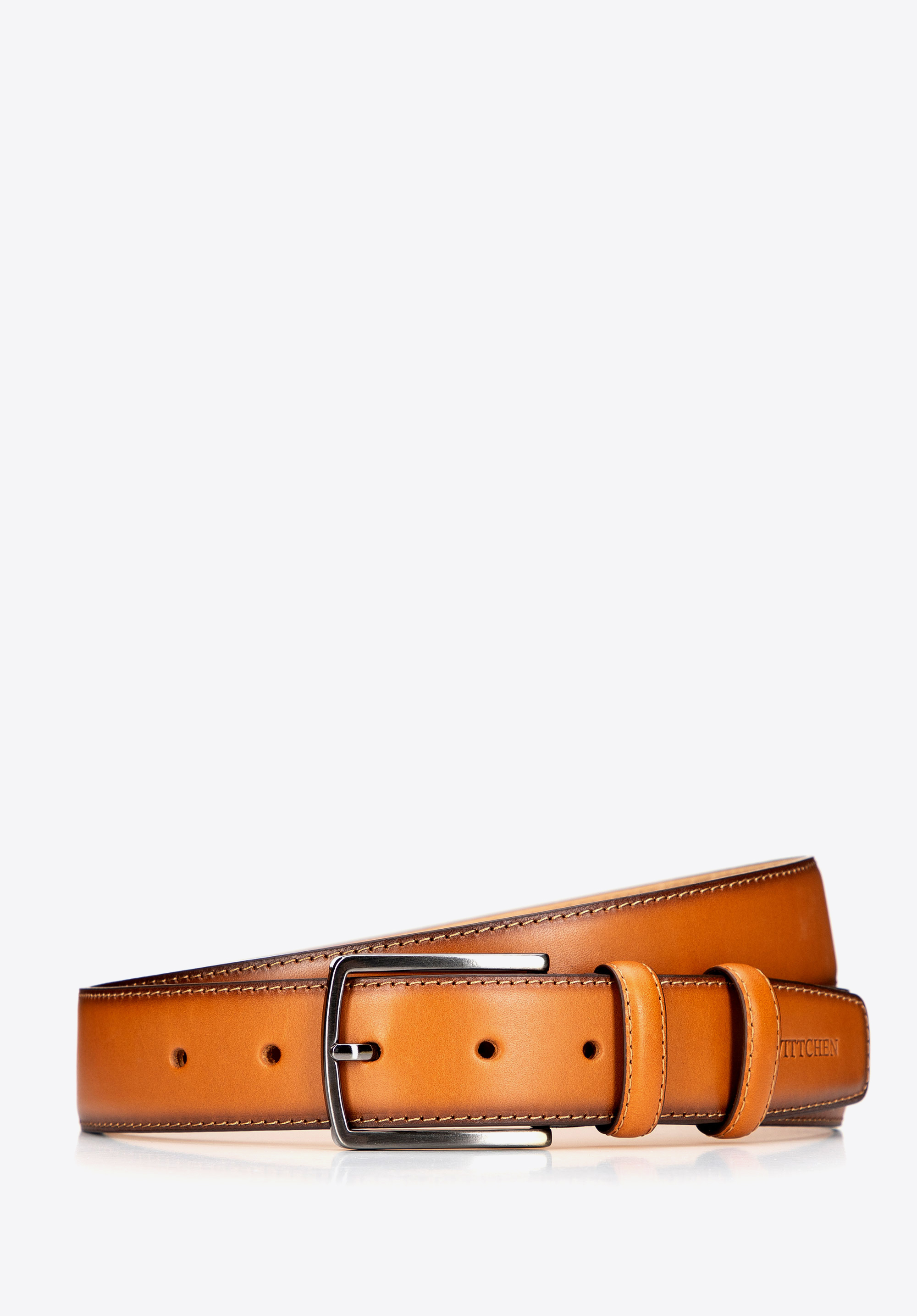 Férfi klasszikus bőr öv, barna, 101-8M-213-5-XL, Fénykép 1