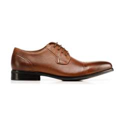 Férfi öltöny  cipő bőrből, barna, 92-M-505-5-44, Fénykép 1