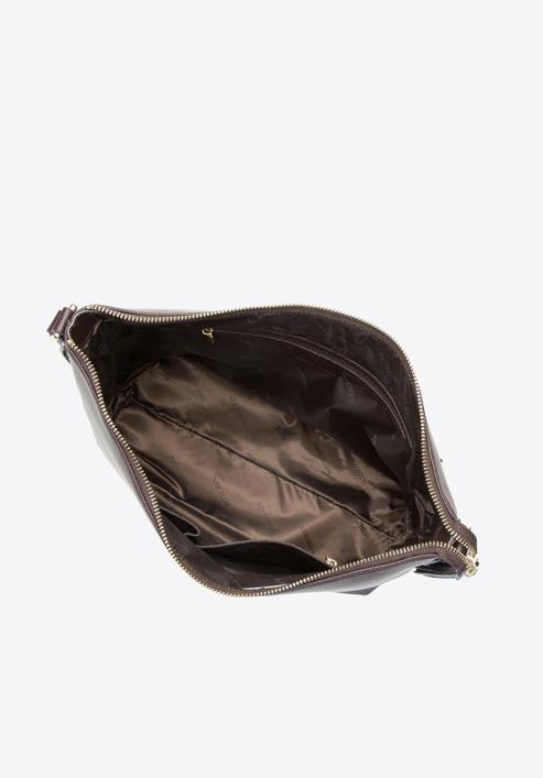 Női bőr táska állítható pánttal, barna, 29-4E-008-1, Fénykép 4