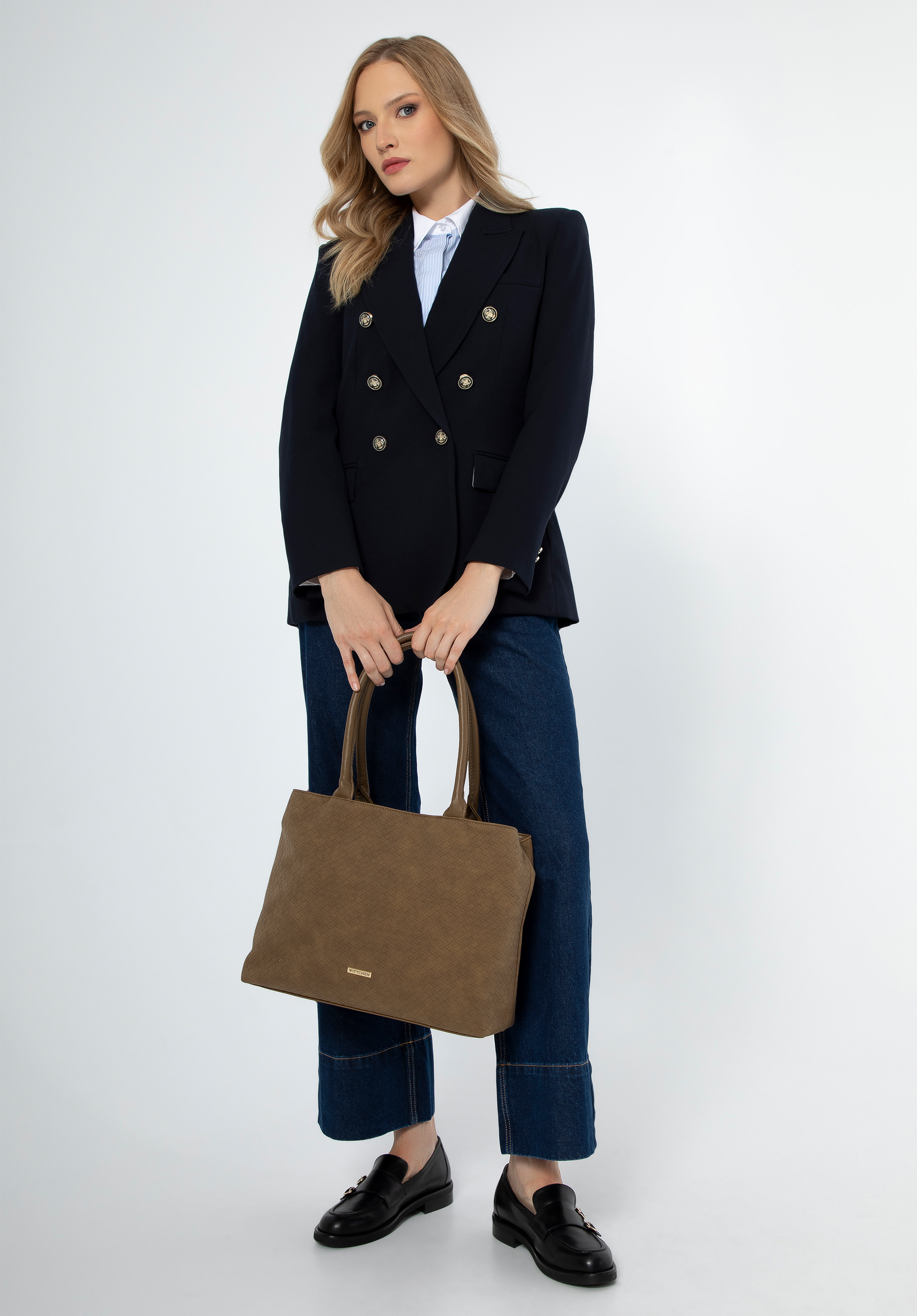 Női texturált öko-bőr táska