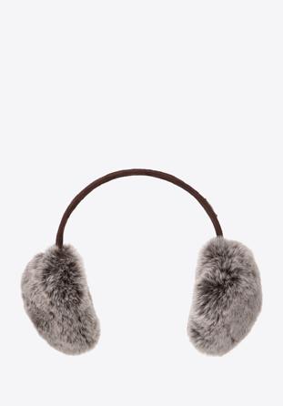 Női téli fülvédő, barna, 97-HF-018-4, Fénykép 1
