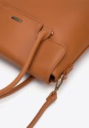 Ökobőr női táska, barna, 97-4Y-600-1, Fénykép 4