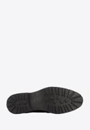Férfi könnyű talpú brogue cipő kéttónusú bőrből, barna-sötétkék, 96-M-700-4N-44, Fénykép 6