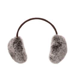 Szőrmés női fülvédő télre, barna, 95-HF-018-4, Fénykép 1