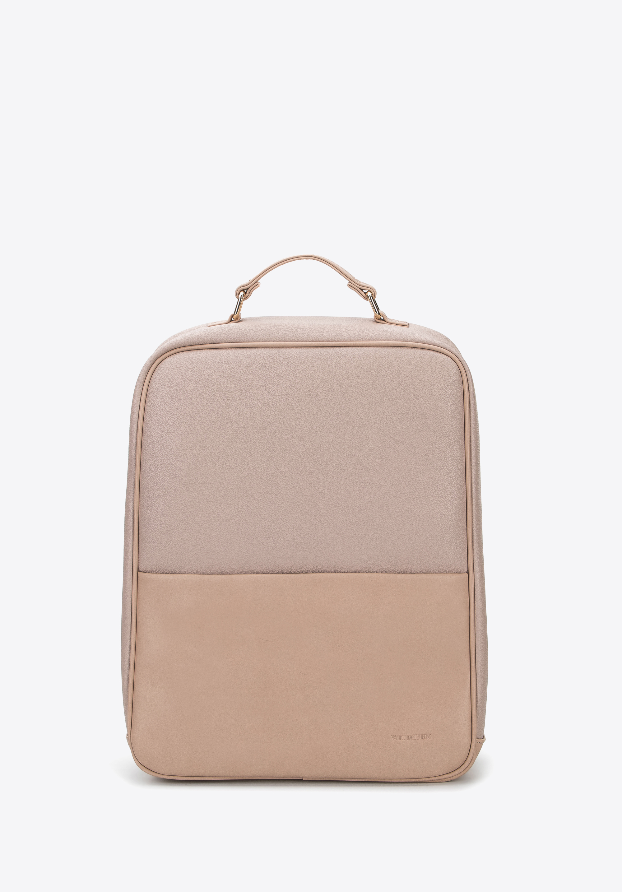 15,6 Zoll Laptoprucksack mit glattem Fach, beige, 95-3P-008-5, Bild 1